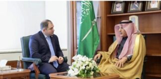 ნიკოლოზ სამხარაძემ საუდის არაბეთის სამეფოს საგარეო საქმეთა სამინისტროში ორმხრივი თანამშრომლობის საკითხები განიხილა