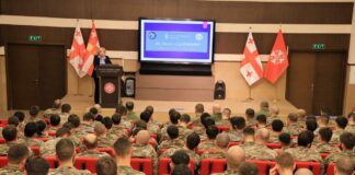 დავით აღმაშენებლის სახელობის ეროვნულ თავდაცვის აკადემიაში პროექტის „მე, ოჯახი, სახელმწიფო“ პრეზენტაცია გაიმართა