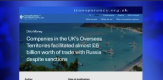 “საერთაშორისო გამჭვირვალობა”: გაერთიანებული სამეფოს იურისდიქციაში მყოფმა კომპანიებმა, სანქციების მიუხედავად, რუსეთთან თითქმის 8 მილიარდი დოლარის ღირებულების ვაჭრობა განახორციელეს