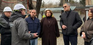 ქვემო სამგორის რაიონის მაჟორიტარი დეპუტატი, ზაქარია წიკლაური №83 საჯარო სკოლის ახალი შენობის მშენებლობის პროცესს ადგილზე გაეცნო