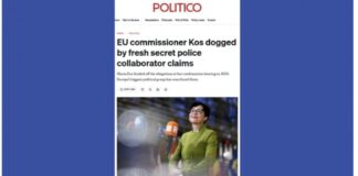 POLITICO: ევროკომისარ მარტა კოსს კვლავ უყენებენ ბრალდებებს, რომ 1980-იან წლებში იუგოსლავიის საიდუმლო პოლიციასთან თანამშრომლობდა