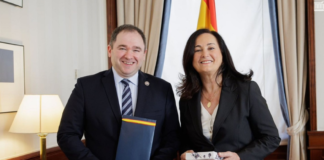 ნიკოლოზ სამხარაძის ხელმძღვანელობით საგარეო ურთიერთობათა კომიტეტის დელეგაცია ესპანეთის დეპუტატთა კონგრესისა და სენატის ეროვნული უსაფრთხოების შერეული კომისიის პრეზიდენტს შეხვდა