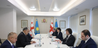 ირაკლი კობახიძე: ყაზახეთის რესპუბლიკის საგარეო საქმეთა მინისტრთან შეხვედრაზე კიდევ ერთხელ დავადასტურეთ ჩვენს ქვეყნებს შორის არსებული მტკიცე და მეგობრული ურთიერთობები და ჩვენი მზადყოფნა პარტნიორობის შემდგომი გაღრმავებისთვის