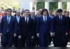 საქართველოს პრეზიდენტი მიხეილ ყაველაშვილი ვეტერანთა კულტურისა და დასვენების პარკში იმყოფებოდა, სადაც ხელისუფლების პირველ პირებთან ერთად ვეტერანებს ფაშიზმზე გამარჯვების დღე მიულოცა