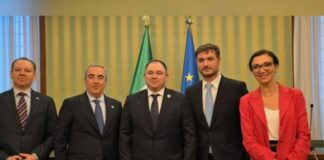 ნიკოლოზ სამხარაძე იტალიის სენატის საგარეო ურთიერთობათა და თავდაცვის კომისიის პრეზიდენტს შეხვდა