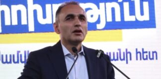 სომხური მედია: სომხეთში დააკავეს ოპოზიციის წარმომადგენელი ავეტიკ ჩალაბიანი, რომელსაც ბრალად უცხოელების დახმარებით ოპოზიციის სასარგებლოდ არჩევნების შედეგების შეცვლის მცდელობა ედება