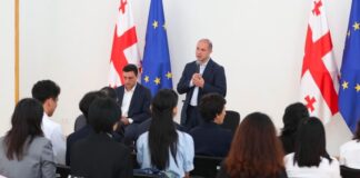 გივი მიქანაძემ ჩინეთის სახალხო რესპუბლიკის ახალგაზრდულ დელეგაციას უმასპინძლა
