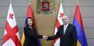 სულხან თამაზაშვილმა სომხეთის რესპუბლიკის შინაგან საქმეთა მინისტრთან შეხვედრა გამართა