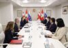 ირაკლი კობახიძე: ეუთო-ს მოქმედ თავმჯდომარესთან შეხვედრაზე განვიხილეთ საქართველოსა და ეუთო-ს შორის თანამშრომლობის საკითხები, განსაკუთრებული ყურადღება გავამახვილეთ დიალოგის გაღრმავებასა და რეგიონული სტაბილურობის ხელშეწყობაზე
