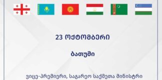 საქართველოს ვიცე-პრემიერი, საგარეო საქმეთა მინისტრი მაკა ბოჭორიშვილი ცენტრალური აზიის ქვეყნების საგარეო საქმეთა მინისტრების შეხვედრას უმასპინძლებს
